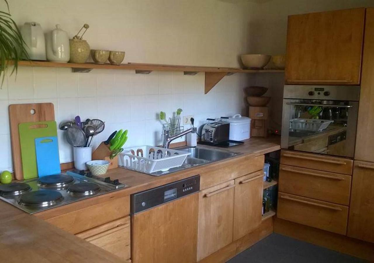 Aeltestes Haus In Quentel - Ferienwohnung 1 Mit Kleinem Garten Lichtenau Exteriör bild